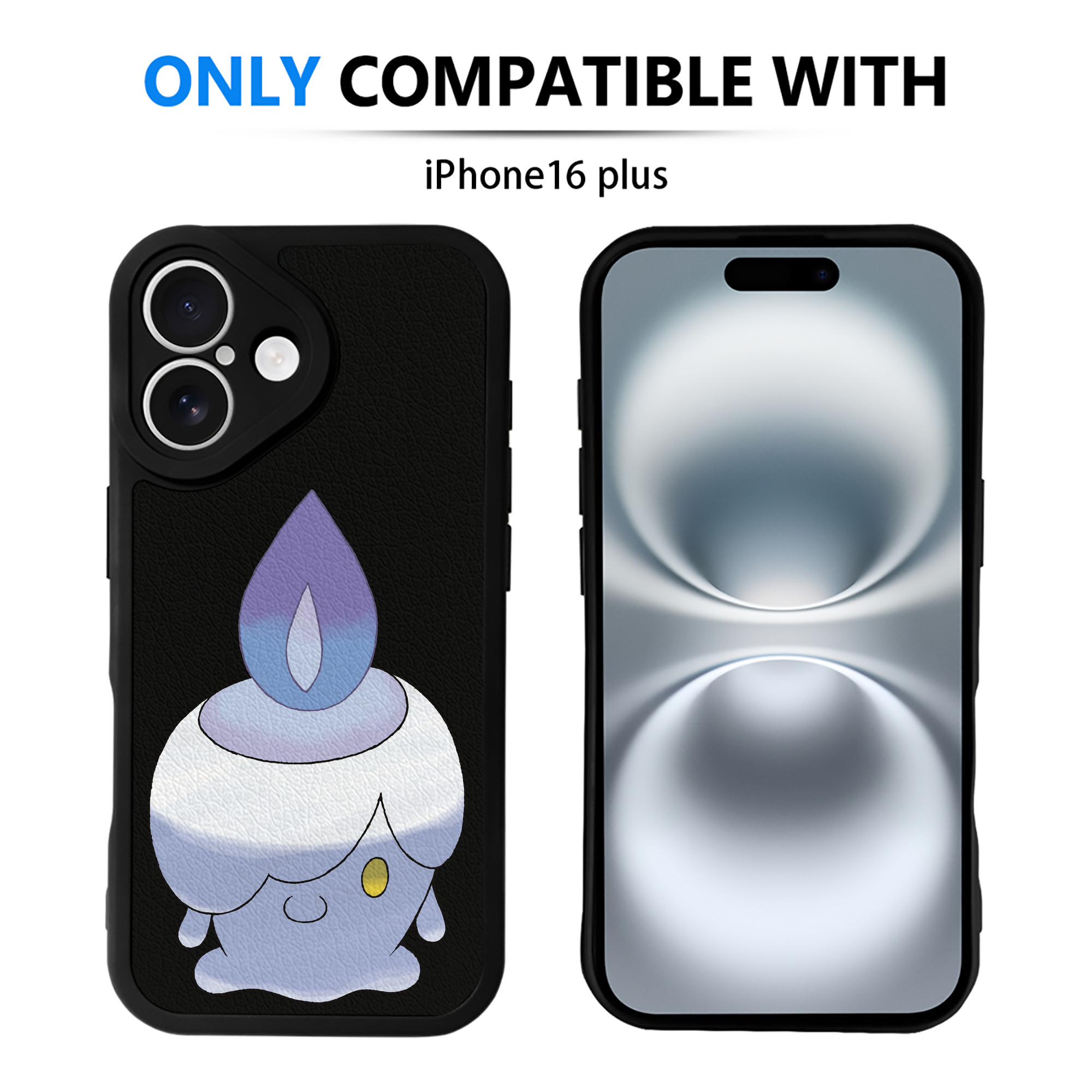（画像用） ポケットモンスター Pokémon 【iPhone 16シリーズ対応】シリコンスマホケース（レザー調） 材質：シリコン
